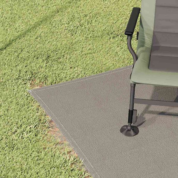 vidaXL Preproga za šotor Svetlo siva 400 x 200 cm Polietilen