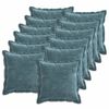 vidaXL Prevleka za blazino 12 kos HOUTEN Modra 50 x 50 cm