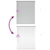vidaXL Venecijanske žaluzije srebrna 130 x 100 cm Aluminij