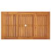 vidaXL Vrtna miza 140x80x74 cm trden akacijev les