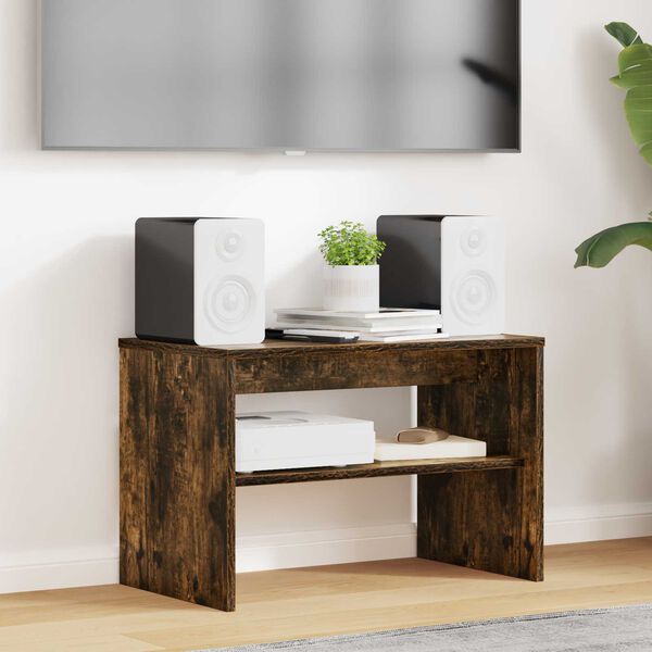 vidaXL TV omarica Dimljeni oreh 60 x 35 x 40 cm Konstruiran les