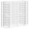vidaXL Visoka greda gabion pocinkano železo 120x50x100 cm
