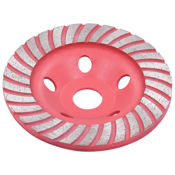 vidaXL Diamantna plošča za brušenje s turbom 125 mm