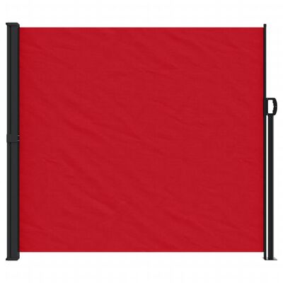 vidaXL Zložljiva stranska tenda rdeča 180x300 cm