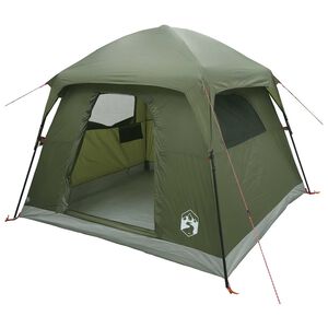 vidaXL Kabinski &scaron;otor s streho Olivno zelena 244 x 213 x 183 cm
