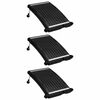 vidaXL Zaobljen solarni grelni panel za bazen 3 kosi 72,5x46 cm