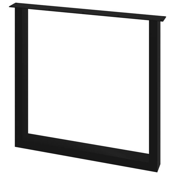 vidaXL Noge za jedilno mizo 2 kosa O okvir 80x72 cm