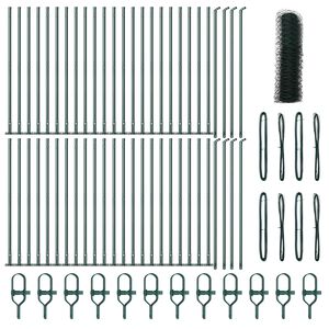 vidaXL Steber ograje. Zelena