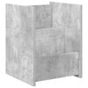 vidaXL Regal za revije Betonsko siva 35 x 35 x 45 cm Inženirski les