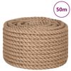 vidaXL Vrv iz jute 50 m dolžina 24 mm debelina