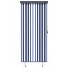 vidaXL Zunanje rolo senčilo 120x250 cm modro in belo