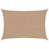vidaXL Senčno jadro 160 g/m&sup2; taupe 2x2,5 m HDPE