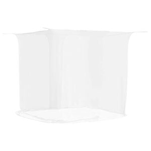 vidaXL Viseča Komarnik 156 mreža bela 220x100x150 cm