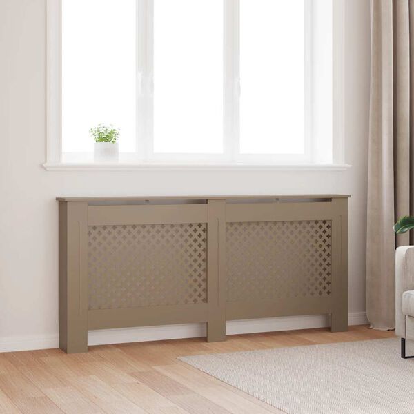 vidaXL Pokrov za radiator 172x19x81,5 cm mediapan