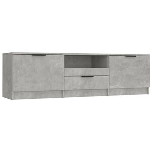 vidaXL TV omarica betonsko siva 140x35x40 cm konstruiran les