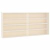 vidaXL Lesena zbirateljska vitrina z vrati 80 x 8,5 x 37 cm