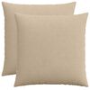 vidaXL Prevleka za blazino 2 kos HEERLEN Taupe 55 x 55 cm korduroy