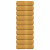 vidaXL Brisače za goste FROGN 10 kosov zlate 30x50 cm 360 g/m&sup2;