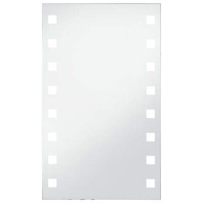 vidaXL Kopalniško LED stensko ogledalo 60x100 cm