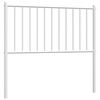 vidaXL Kovinsko nadomestno vzglavje belo 90 cm