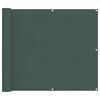 vidaXL Balconska mreža Temno zelena 100 x 300 cm Oxford tkanina