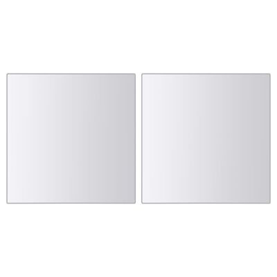 vidaXL 48 kosov zrcalnih ploščic kvadratne oblike steklo