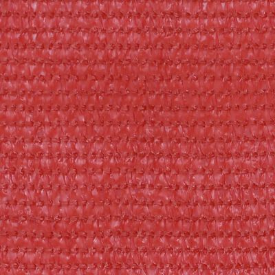 vidaXL Balkonsko platno rdeče 75x500 cm HDPE
