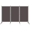 vidaXL Paravan 3-delni antraciten 260x180 cm