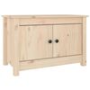 vidaXL Omarica za čevlje 70x38x45,5 cm trdna borovina