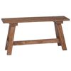 vidaXL klop Naravna 92 x 23,5 x 45,5 cm Trden mahagonijev les