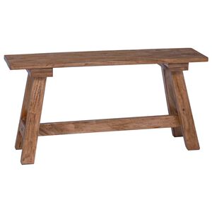 vidaXL klop Naravna 92 x 23,5 x 45,5 cm Trden mahagonijev les