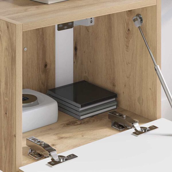 vidaXL TV stenska omara Oreh 60 x 31 x 29.5 cm Konstruiran les