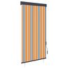 vidaXL Zunanje rolo senčilo 80x250 cm rumeno in modro