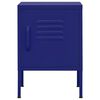 vidaXL Nočna omarica mornarsko modra 35x35x51 cm jeklo