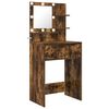 vidaXL Toaletne mize za spalnice Dimljeni oreh 80 x 39,6 x 135 cm