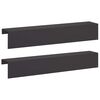 vidaXL Pokrivni profil za vrtno obrobo 2 kos 100 x 20 x 15 cm Jeklo