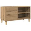 vidaXL Omarica za gramofonske plo&scaron;če artisan hrast 84,5x38x48 cm