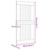 vidaXL Vrata NARVIK Naravna 100 x 210 cm Masiven borov les