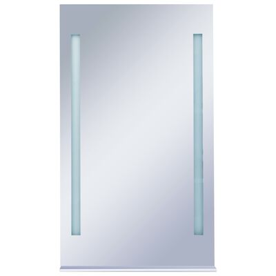 vidaXL Kopalniško LED stensko ogledalo s polico 60x100 cm