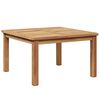 vidaXL Klubska miza Rjava 60 x 60 x 36 cm Trden tikov les