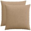 vidaXL Prevleka za blazino 2 pcs HEERLEN Rjava 70 x 70 cm korduroy