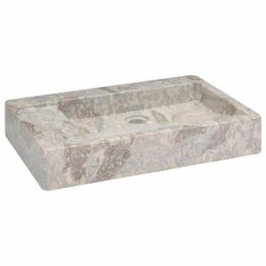 vidaXL Umivalnik siv 58x39x10 cm marmor