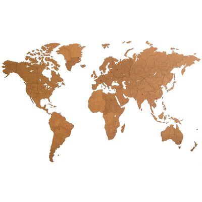 MiMi Innovations Lesen zemljevid sveta Giant rjav 280x170 cm