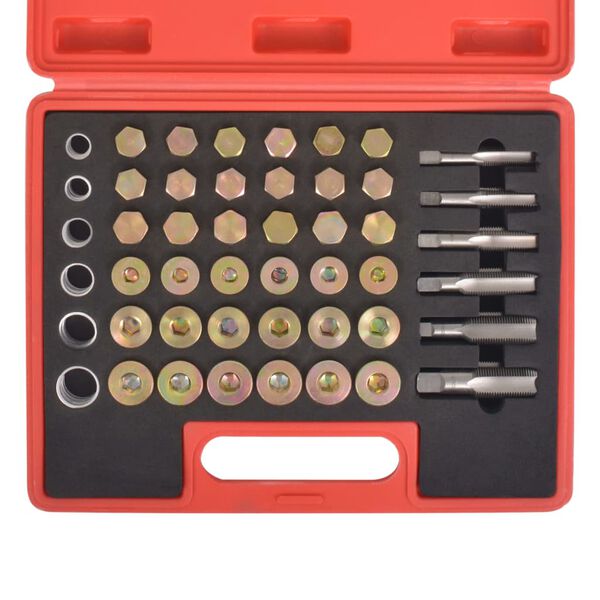 vidaXL Orodje za popravilo navojnega čepa oljnega korita