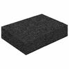 vidaXL Tlak za patio iz gumijskega granulata Črna 6 x 9 x 2 cm Guma