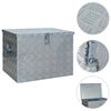 vidaXL Aluminijasta &scaron;katla 610x430x455 mm srebrna