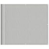 vidaXL Balkonsko platno svetlo sivo 90x600 cm 100 % poliester oxford