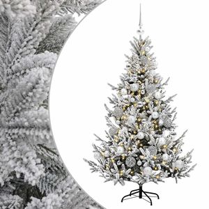 vidaXL Umetna božična jelka z bučko 120 cm 150 LED Toplo bela