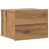 vidaXL Stenska nočna omarica artisan hrast 40x32x30 cm