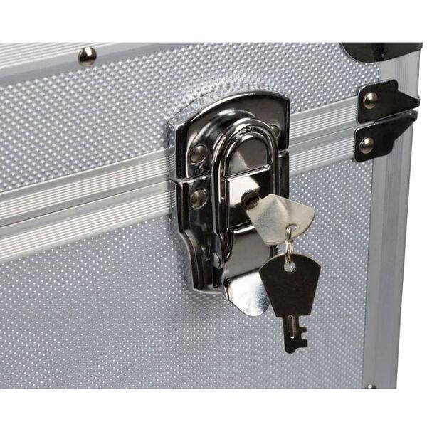 Kerbl Škatla za pripomočke za nego AluSafe srebrna 320137